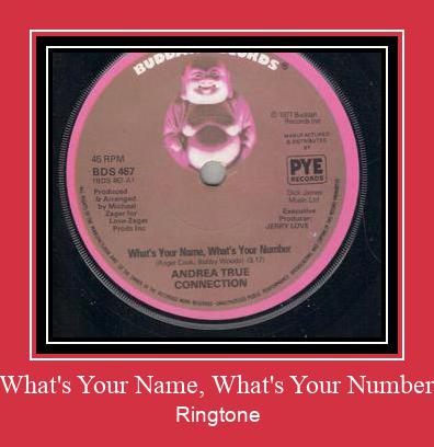 What's Your Name, What's Your Number Tono de llamada gratis