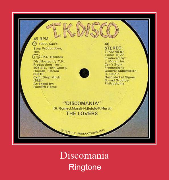 Discomania Ringtone Download Free