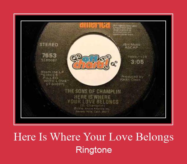 Here Is Where Your Love Belongs Zil sesi indir ücretsiz