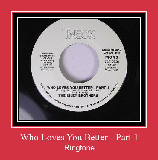 Who Loves You Better - Part 1 Ringtone Download pulsuz