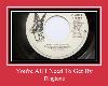 You're All I Need To Get By ringtone