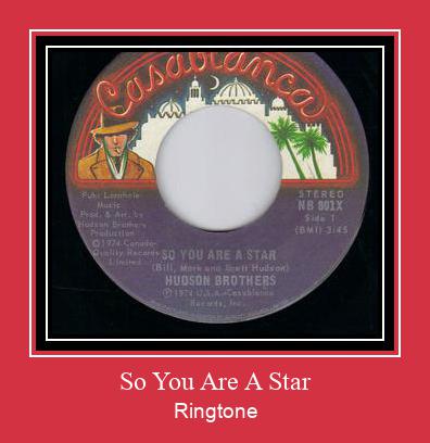 So You Are A Star Ringtone allalaadimine tasuta