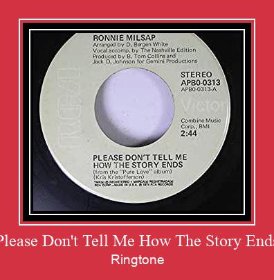 Please Don't Tell Me How The Story Ends 벨소리 다운로드 무료