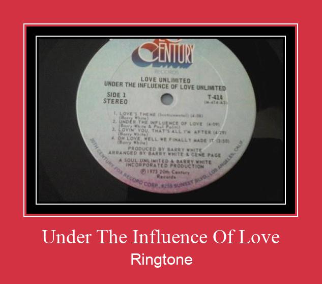 Under The Influence Of Love צלצול הורד חינם