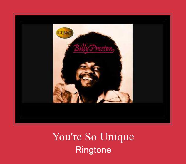 You're So Unique ringtone دانلود رایگان