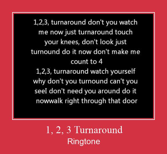 1, 2, 3 Turnaround Ringtone Download Proste.