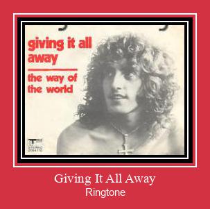 Giving It All Away ดาวน์โหลดริงโทนฟรี