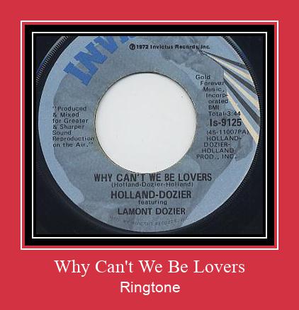 Why Can't We Be Lovers Vyzvánění ke stažení zdarma