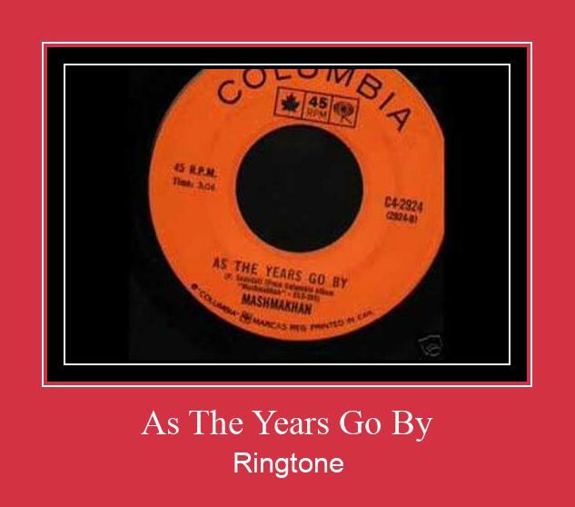 As The Years Go By Ringtone Last ned gratis