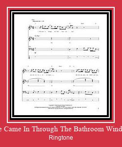 She Came In Through The Bathroom Window रिंगटोन मुफ्त डाउनलोड करें