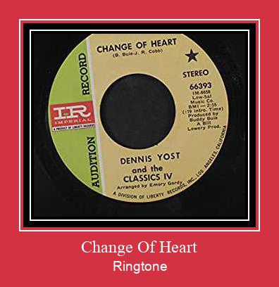Change Of Heart Téléchargement de sonnerie GRATUIT