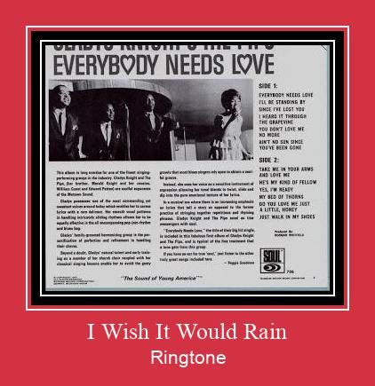 I Wish It Would Rain రింగ్టోన్ ఉచితంగా డౌన్లోడ్ చేసుకోండి