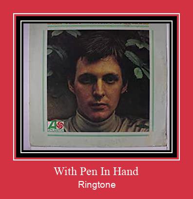 With Pen In Hand Suoneria Download gratuito.