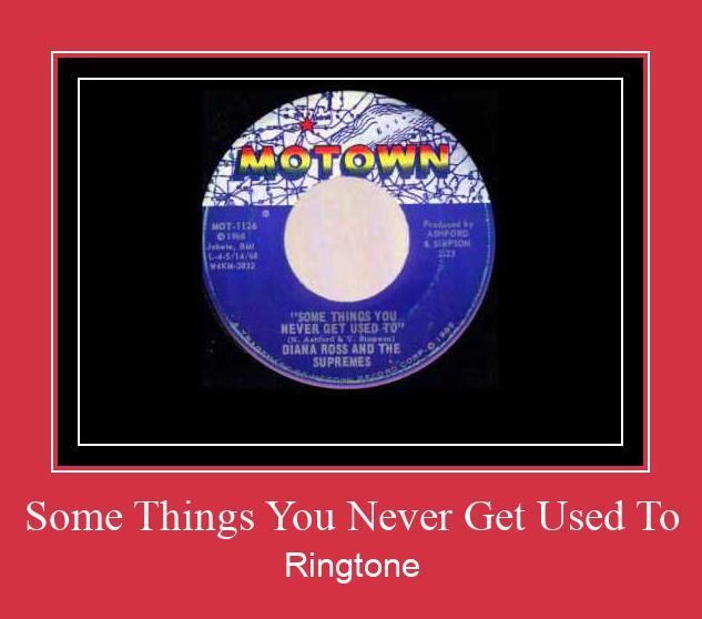 Some Things You Never Get Used To Ringtone Muat turun percuma.