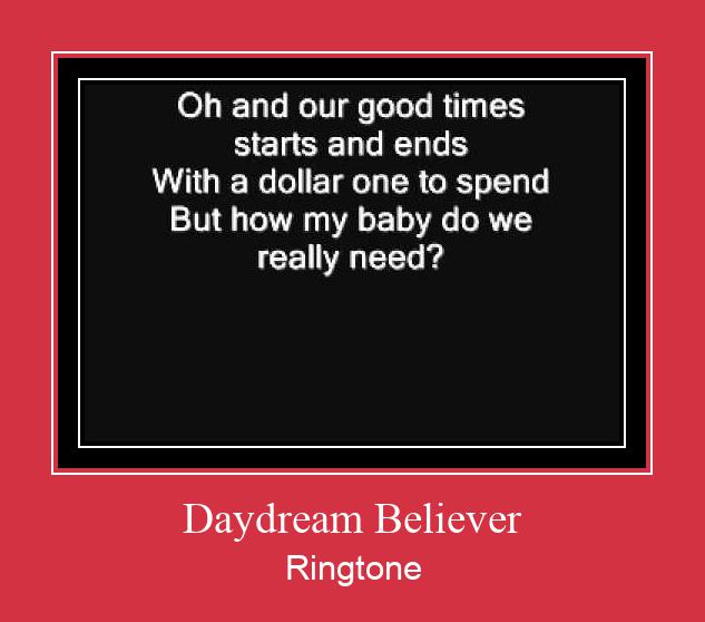 Daydream Believer Ringtone Download Proste.