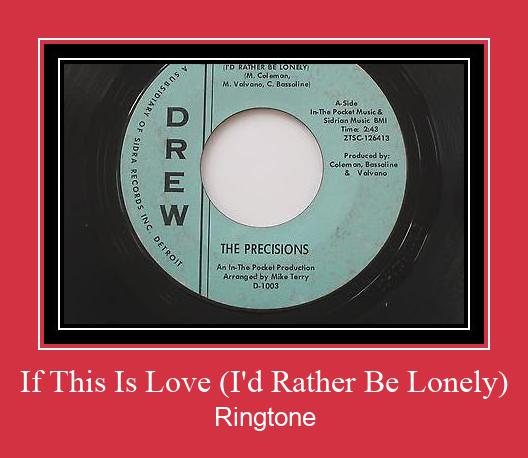 If This Is Love (I'd Rather Be Lonely) Рингтоне Бесплатно бесплатно