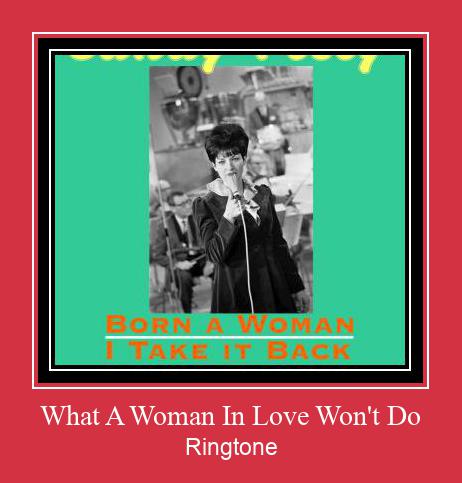 What A Woman In Love Won't Do Ringtone Download Besplatno