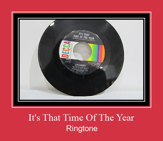 It's That Time Of The Year ringtone دانلود رایگان