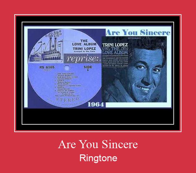 Are You Sincere Suoneria Download gratuito.