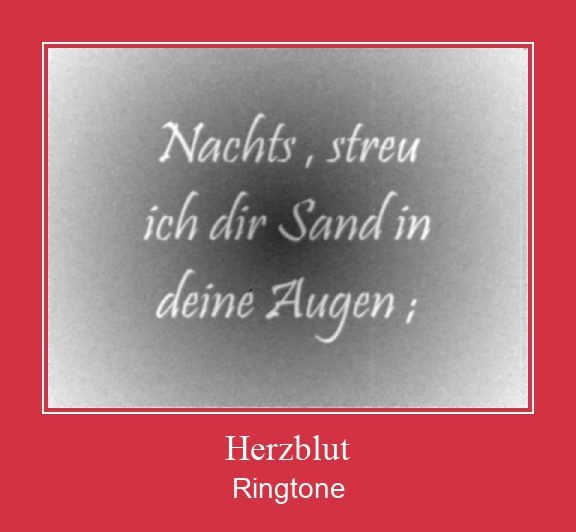 Herzblut Ringtone Download Besplatno