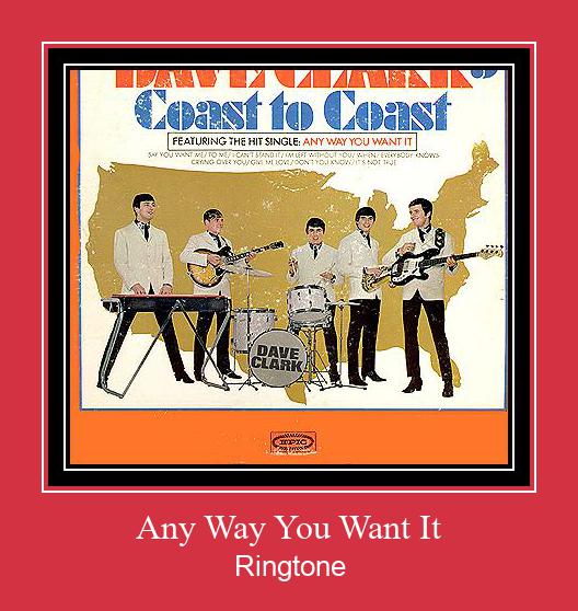 Any Way You Want It Ringtone Descărcați gratuit