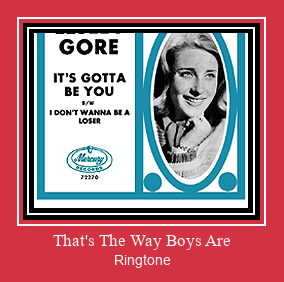 That's The Way Boys Are Ringtone atsisiųsti nemokamai
