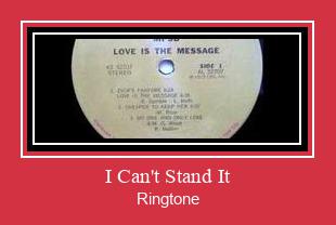 I Can't Stand It Ringtone Download pulsuz