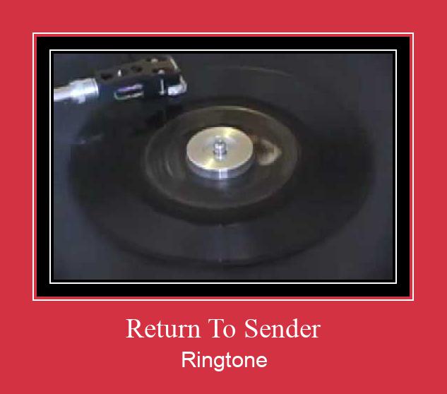Return To Sender Ringtone Download pulsuz