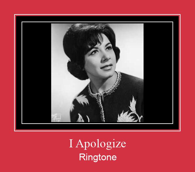I Apologize Ringtone Download Free