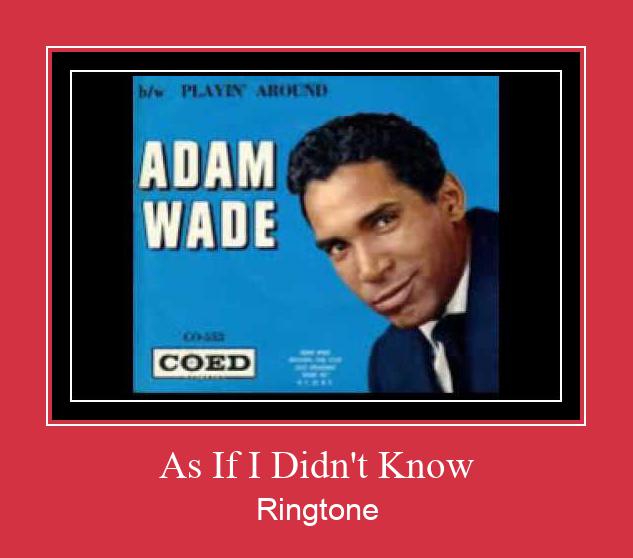 As If I Didn't Know Ringtone Muat turun percuma.