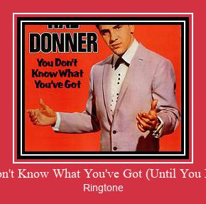 You Don't Know What You've Got (Until You Lose It) Ringtone Download Proste.