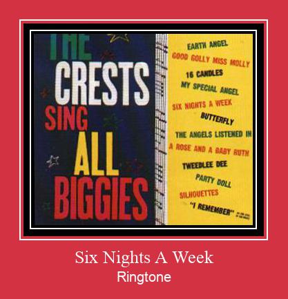 Six Nights A Week Ringtone atsisiųsti nemokamai