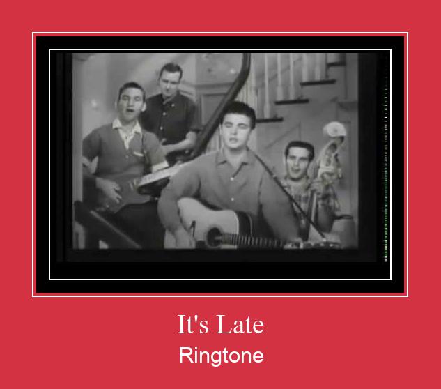 It's Late Ringtone Last ned gratis