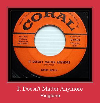 It Doesn't Matter Anymore Csengőhang letöltés ingyenes