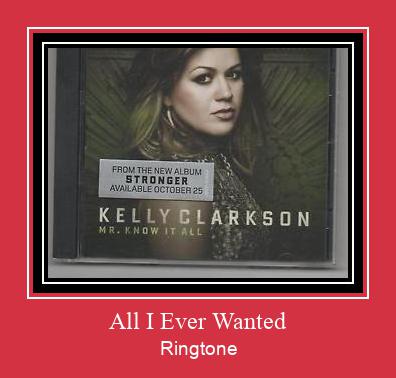 All I Ever Wanted 벨소리 다운로드 무료