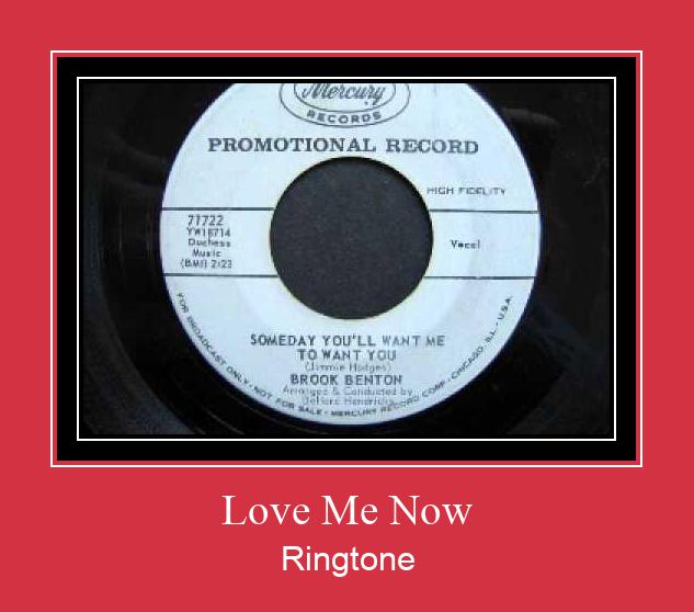Love Me Now Ringtone Download Free