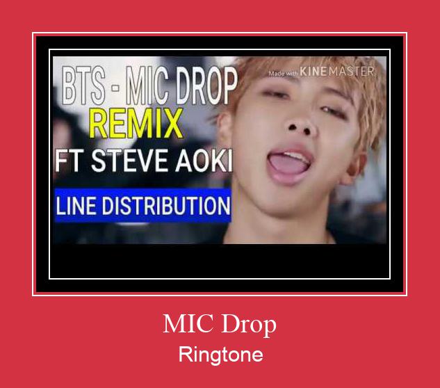MIC Drop Рингтоне Бесплатно бесплатно