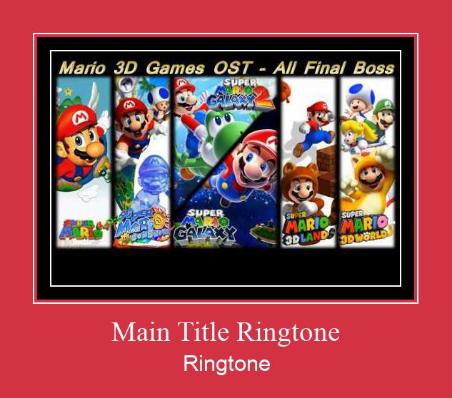 Main Title Ringtone Ringtone Download Proste.