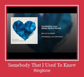 Somebody That I Used To Know Nada Dering Unduh gratis