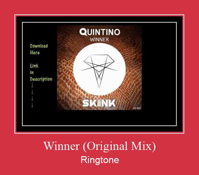 Winner (Original Mix) ringtone دانلود رایگان