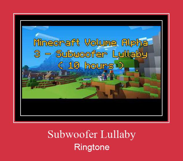 Subwoofer Lullaby ரிங்டோன் பதிவிறக்க இலவச