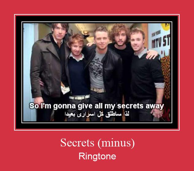 Secrets (minus) צלצול הורד חינם