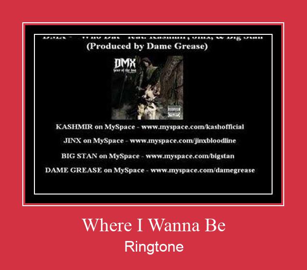 Where I Wanna Be Ringtone Descărcați gratuit