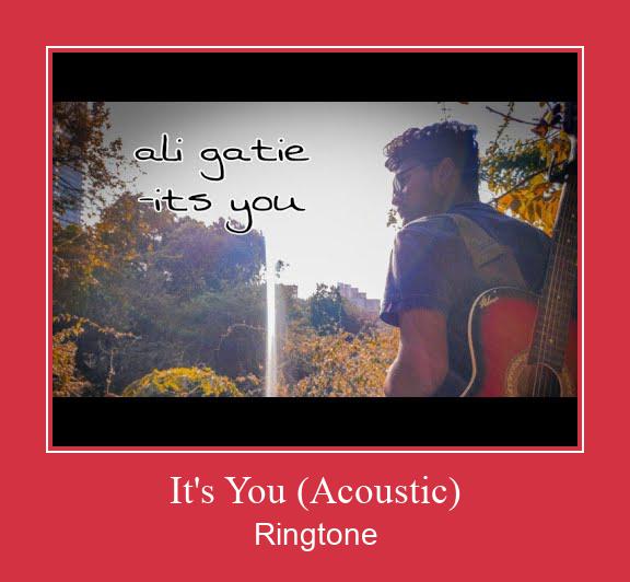 It's You (Acoustic) Ringtone Download Besplatno