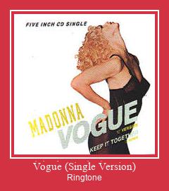 Vogue (Single Version) రింగ్టోన్ ఉచితంగా డౌన్లోడ్ చేసుకోండి