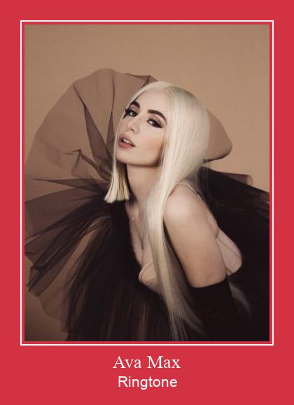 Ava Max Ringtone allalaadimine tasuta