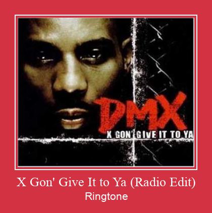 X Gon' Give It To Ya (Radio Edit) 벨소리 다운로드 무료