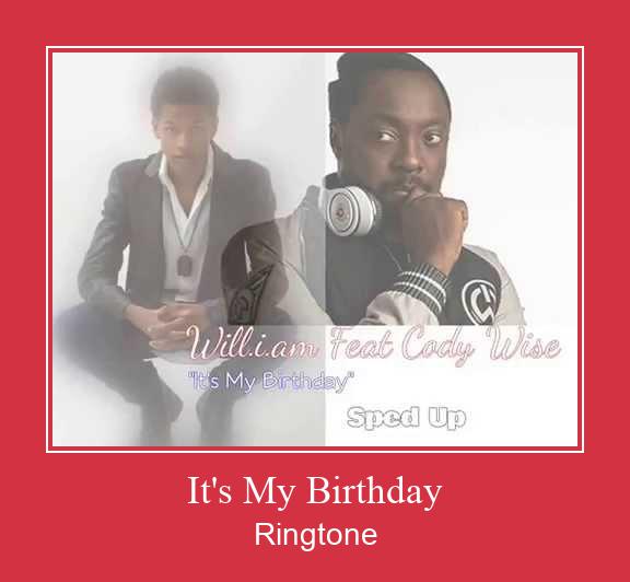 It's My Birthday 벨소리 다운로드 무료