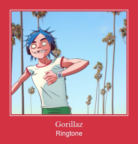 Gorillaz Suoneria Download gratuito.