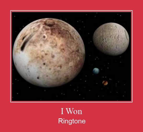 I Won Ringtone Muat turun percuma.